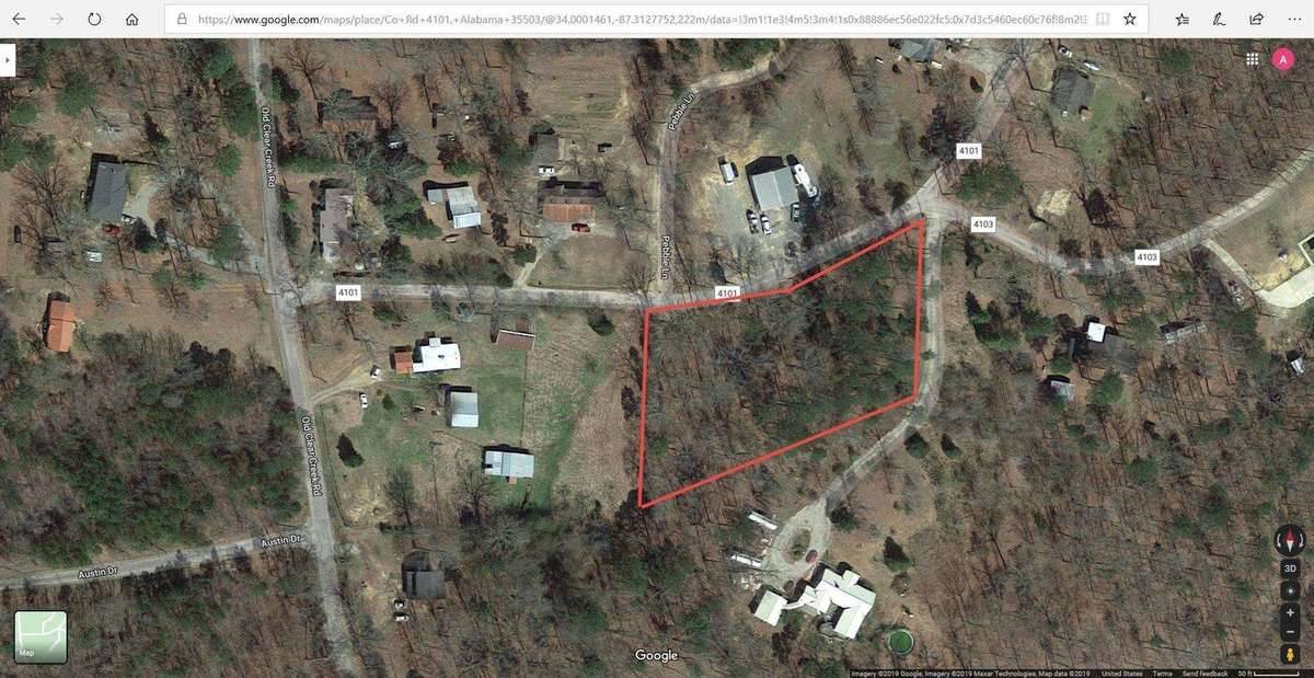 Winston County Property for Sale - Lot Marked in Relation to River on Map